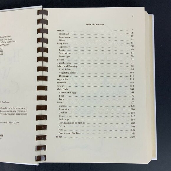 Vintage The Pastors Wives Cookbook 1978 By Sybil DuBose Spiral Bound Wimmer - Picture 5 of 12